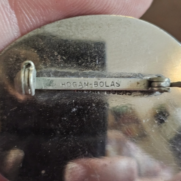 Hogan-Bolas Silver Brooch - Picture 5 of 5